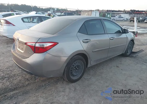 2014 Toyota Corolla Le из США, поврежденный, VIN 5YFBURHE9EP014249